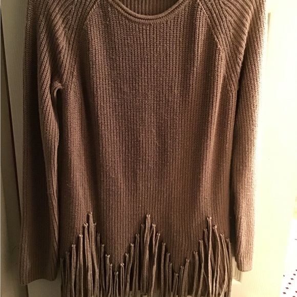 REDUCED ⚫️ [2/$36.00] ⚫️ Chicos Fringe Sweater - Picture 3 of 9